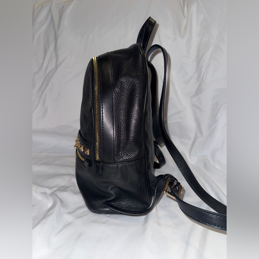 Michael Kors Black and Gold Studded Backpack - Picture 6 of 11